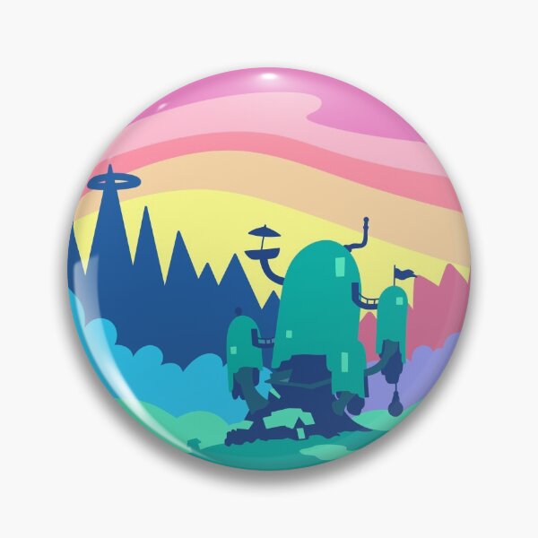 Paisaje de vector de casa del árbol Chapa