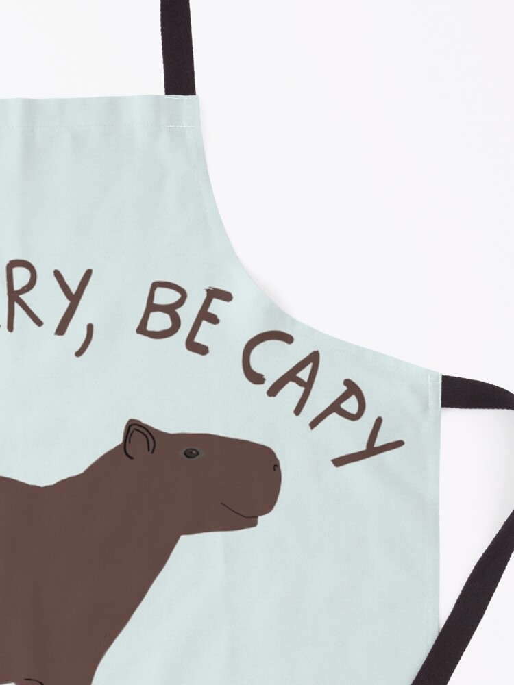 Alternate view of Don't Worry, Be Capy (Capybara) Apron