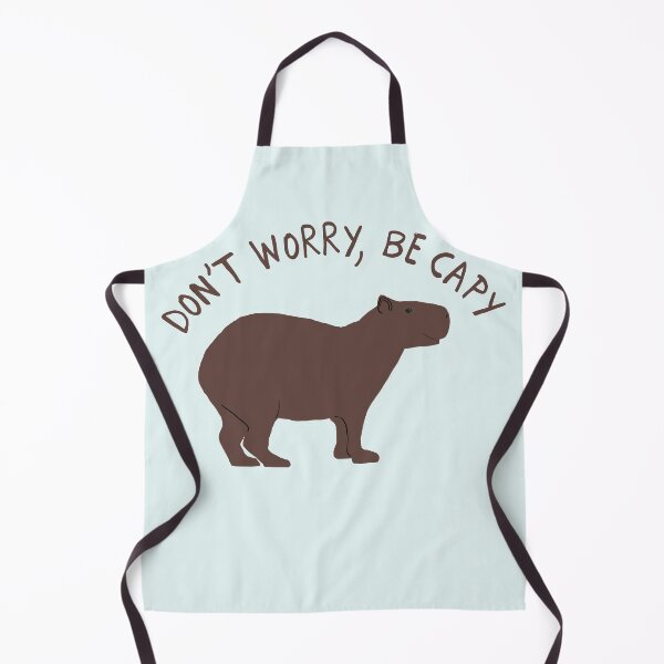 Item preview, Don't Worry, Be Capy (Capybara) designed and sold by Amy Hadden.