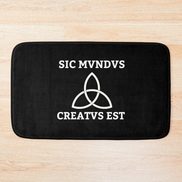 Aperçu de l'œuvre SIC MUNDUS CREATUS EST BLACK QUOTE DARK SERIE créée et vendue par Camilovelove.