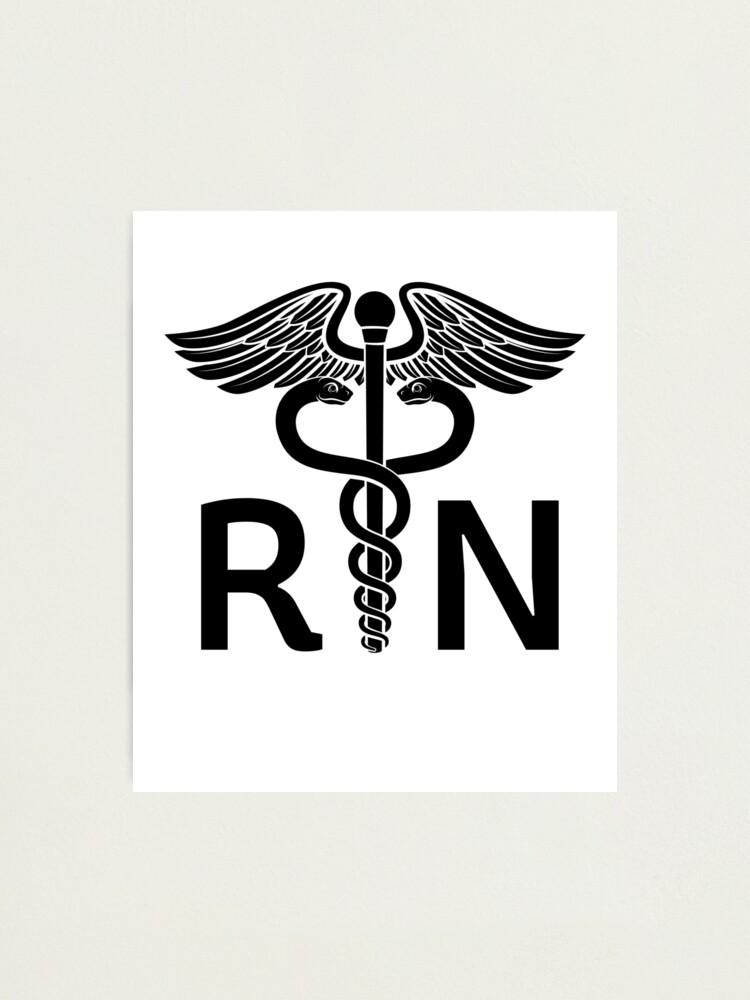 Registered Nurse T-Shirt, RN Caduceus, ICU Nurse Gift, Nurse ...