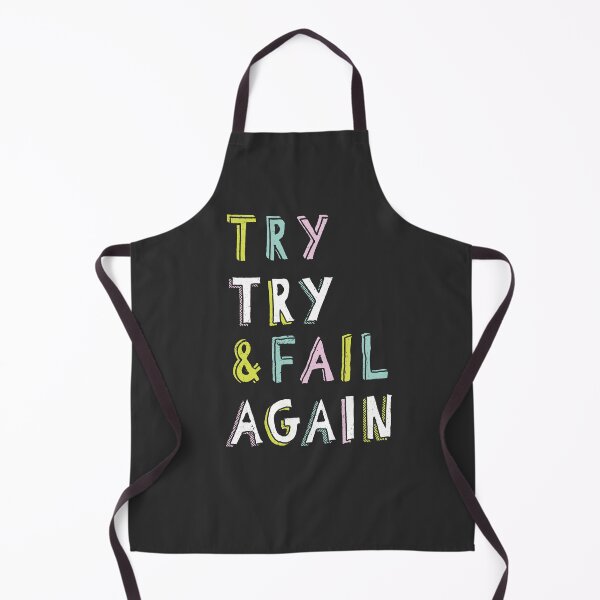 Item preview, Try & Fail, Try Again designed and sold by Midnight Coffee.