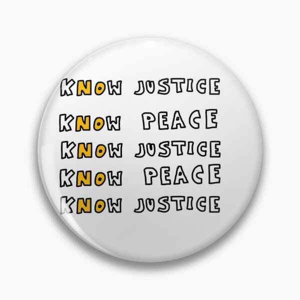 Item preview, no justice designed and sold by rubyoakley.