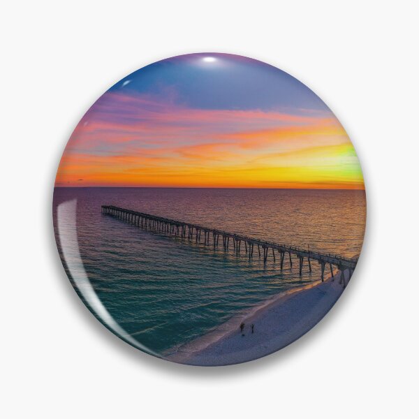 November Sunset Pin