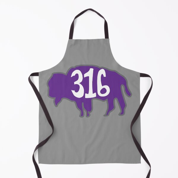 Item preview, Hand Drawn Kansas Buffalo 316 Purple White Gray designed and sold by itsrturn.