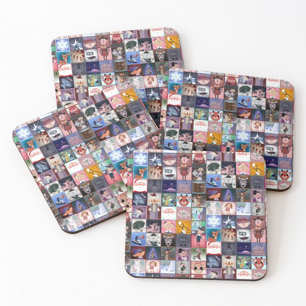 Item preview, Rudolph Squares designed and sold by jpenfield designs.