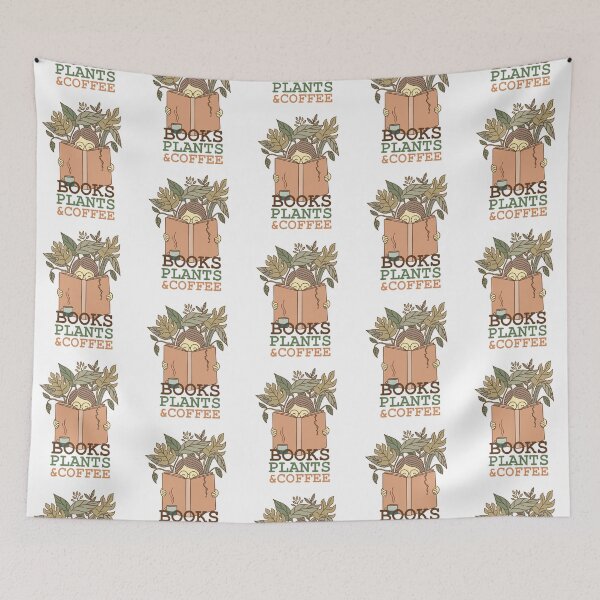 Item preview, Books Plants and Coffee designed and sold by elijohn23.