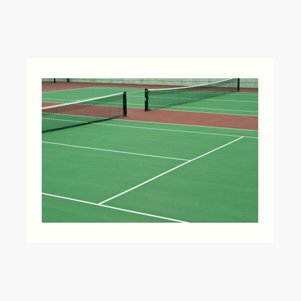 Tennis Court Art Print