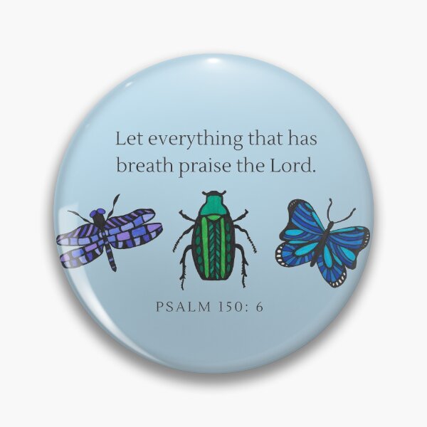 Item preview, Praise the Lord Psalm with Bugs designed and sold by faithprints.