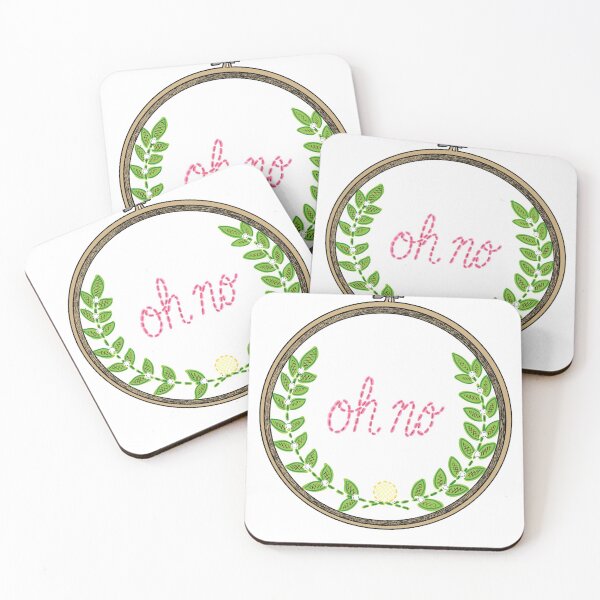 Item preview, "Oh No" Embroidery designed and sold by magglessmith.