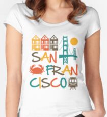 San Francisco Women's Fitted Scoop T-Shirt