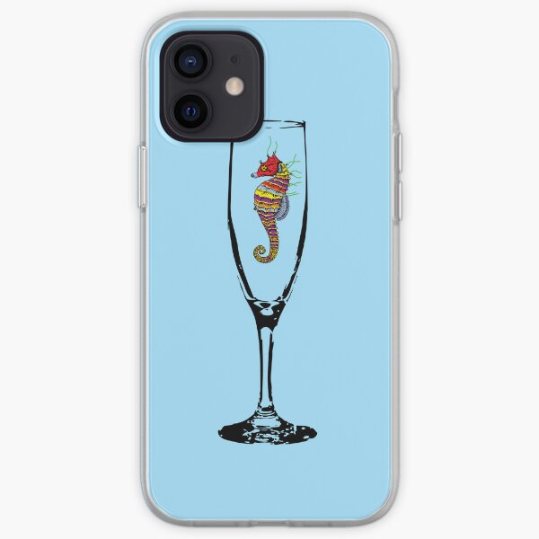 Crayon Seahorse iPhone Case iPhone Soft Case