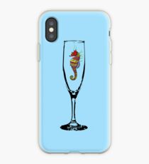 Crayon Seahorse iPhone Case iPhone Case