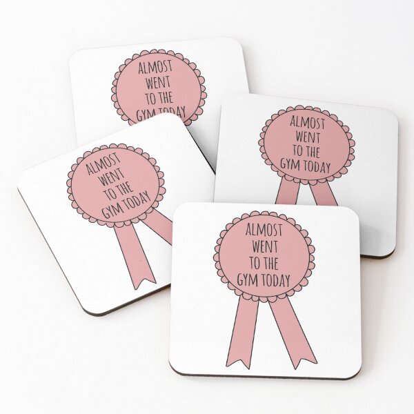 Item preview, Almost went to the gym today ribbon designed and sold by tinytoebeanz.