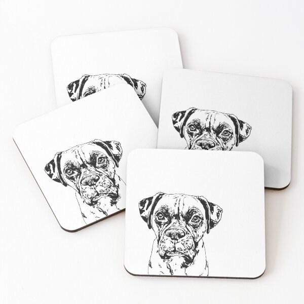 Item preview, Minimalist Boxer Dog designed and sold by designsbykeegan.