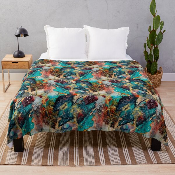 Item preview, Watercolor leaf pattern designed and sold by Red Witch Art.