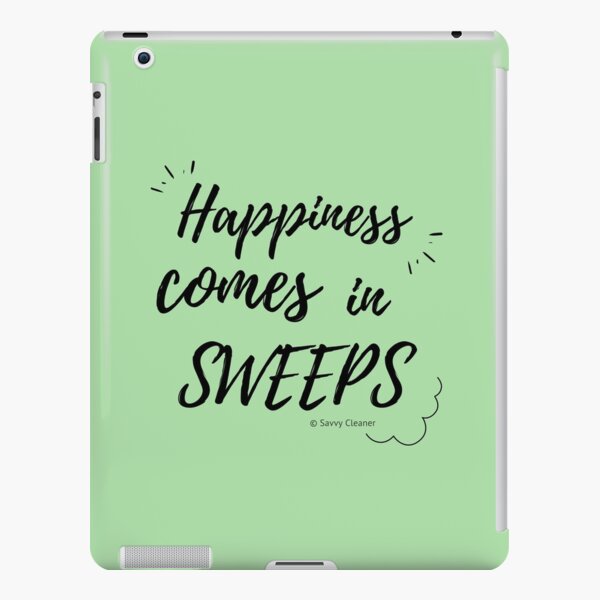 Happiness Comes in Sweeps iPad Snap Case
