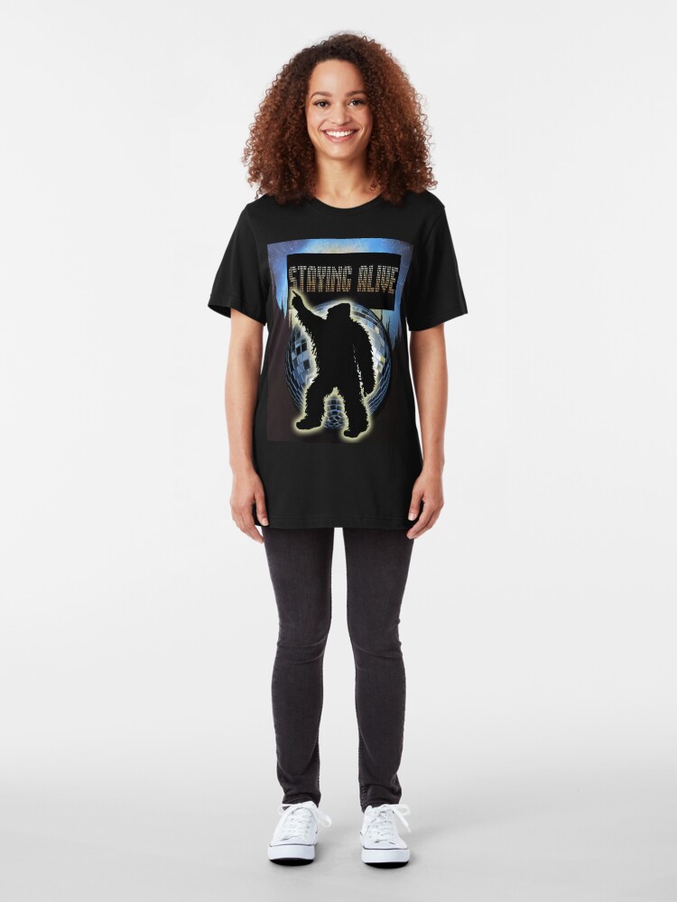 Alternate view of STAYING ALIVE! Slim Fit T-Shirt
