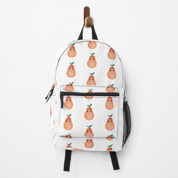 Item preview, Cute Kawaii Orange Colored Pear Sticker designed and sold by Kawaiindoodle.