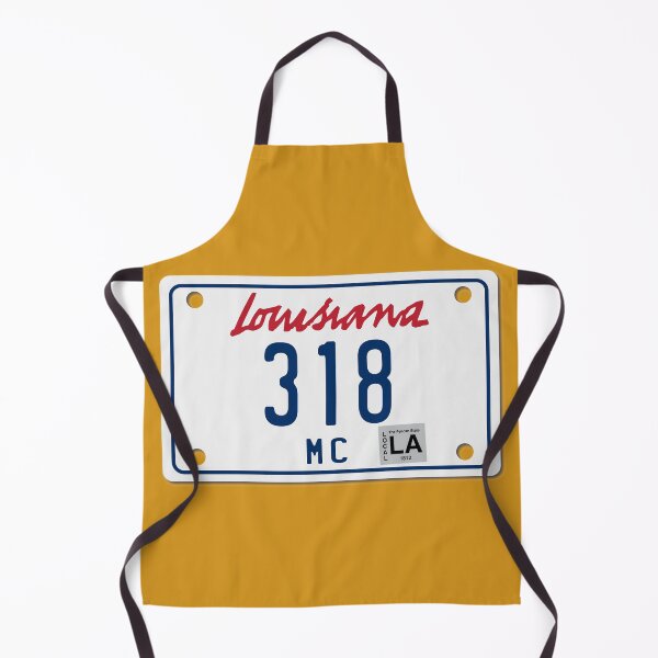 Item preview, Louisiana Motorcycle License Plate 318 (Area Code 318) designed and sold by SRnAC.