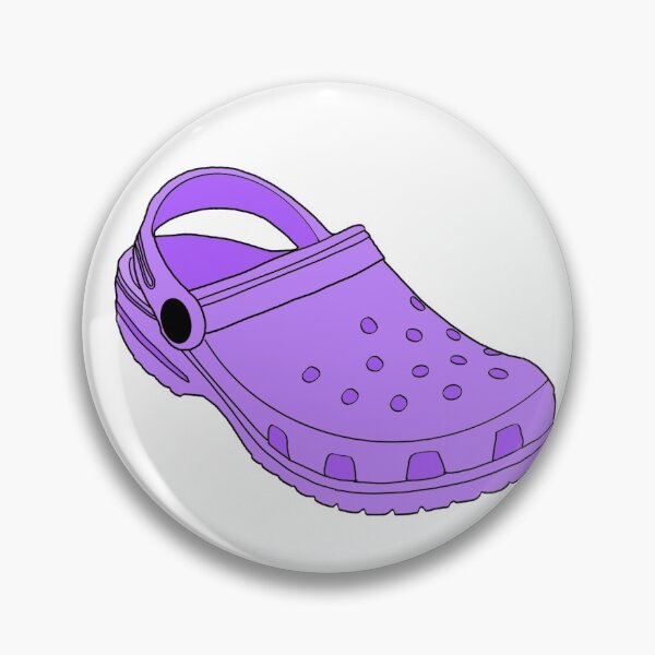 Item preview, Dark Purple Violet Croc Shoes designed and sold by DigitalartbyD.
