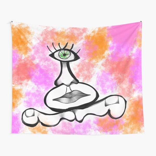 Bigfoot Cyclops Tapestry