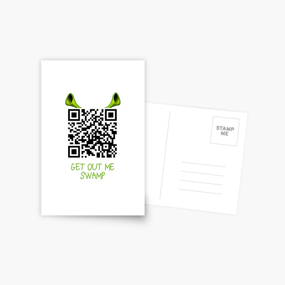 Rick Roll Link QR Code Postcard for Sale by magsdesigns