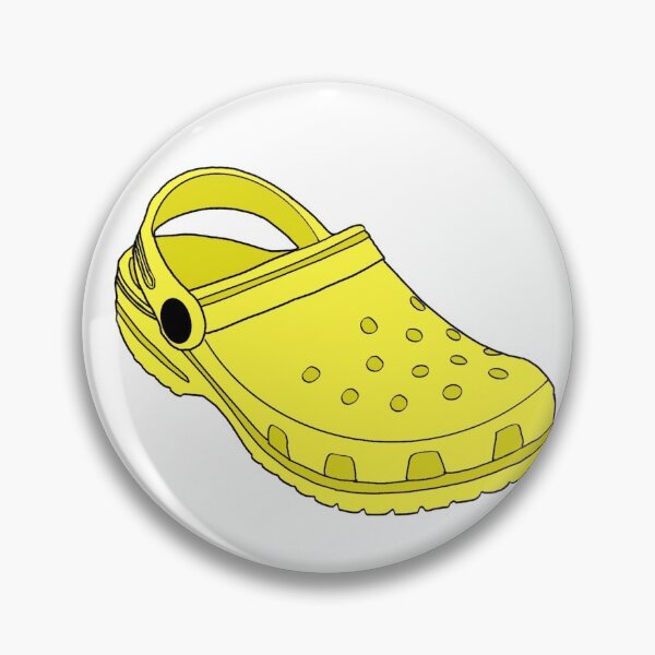 Item preview, Light Dark Neon Lemon Yellow Croc Shoes designed and sold by DigitalartbyD.
