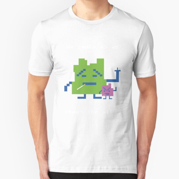 We Smoke As We Shoot The Bird Slim Fit T-Shirt