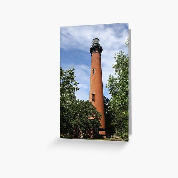 Corolla Beach Light Greeting Card