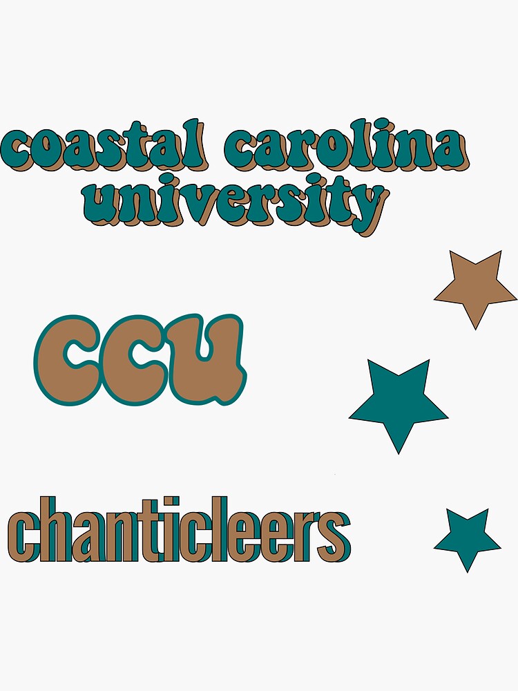 "Coastal Carolina University Pack" Sticker by kayleeoconnor Redbubble