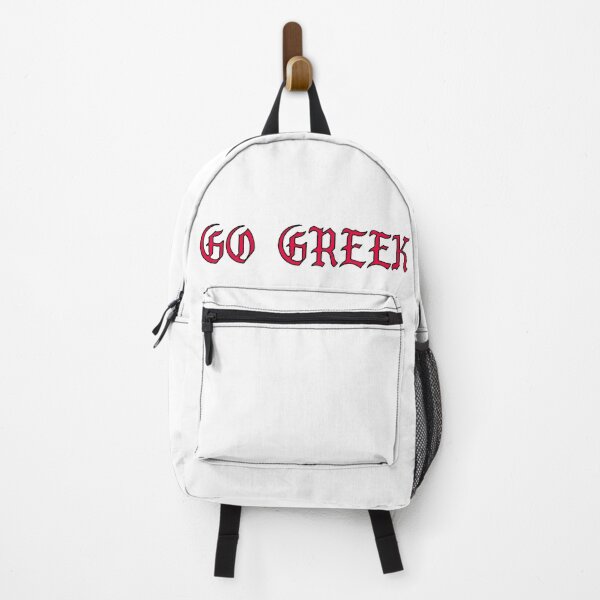 Item preview, GO GREEK RED STICKER designed and sold by ava-olivia.