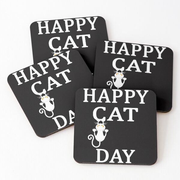 Item preview, HAPPY CAT DAY INTERNATIONAL CAT DAY designed and sold by Andrea Lina.