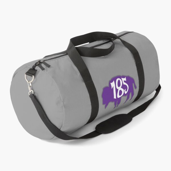 Item preview, Hand Drawn Kansas Buffalo 785 Purple Gray White designed and sold by itsrturn.
