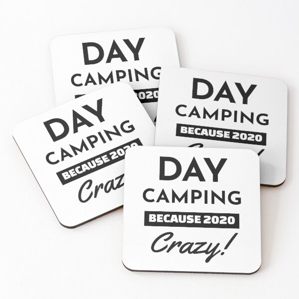Item preview, Day Camping Because 2020 Crazy Funny Camping Lover designed and sold by SJRoil.