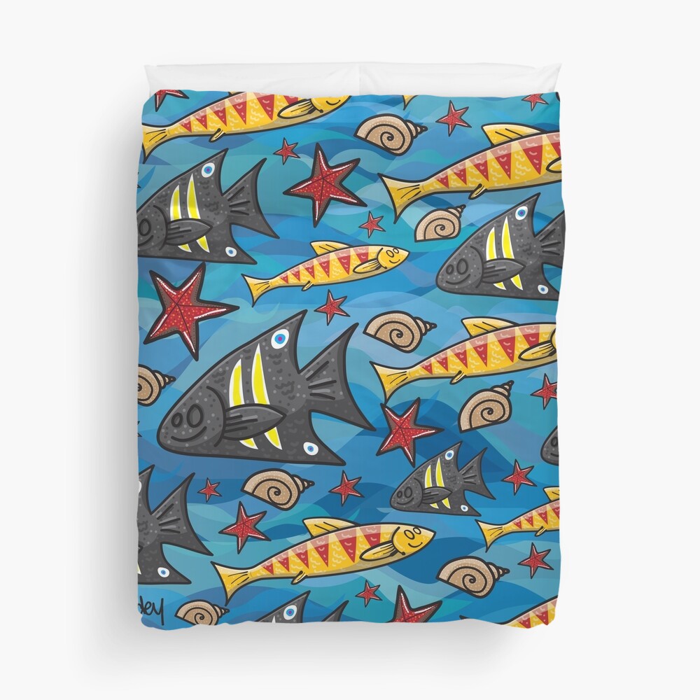 Bondi Blue Duvet Cover