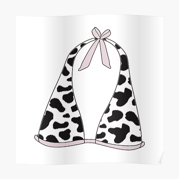 Cow Bikini Posters Redbubble