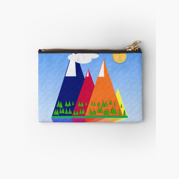 Item preview, Snow-capped multicolor mountains designed and sold by InVisibleColors.