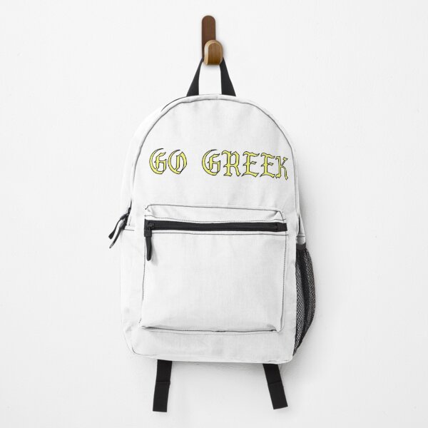 Item preview, GO GREEK YELLOW STICKER designed and sold by ava-olivia.