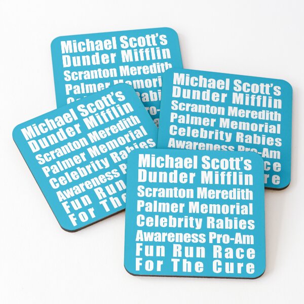 Item preview, Michael Scott's Dunder Mifflin Scranton Meredith Palmer Memorial Celebrity Rabies Awareness Pro-Am Fun Run Race For The Cure designed and sold by sjwat.