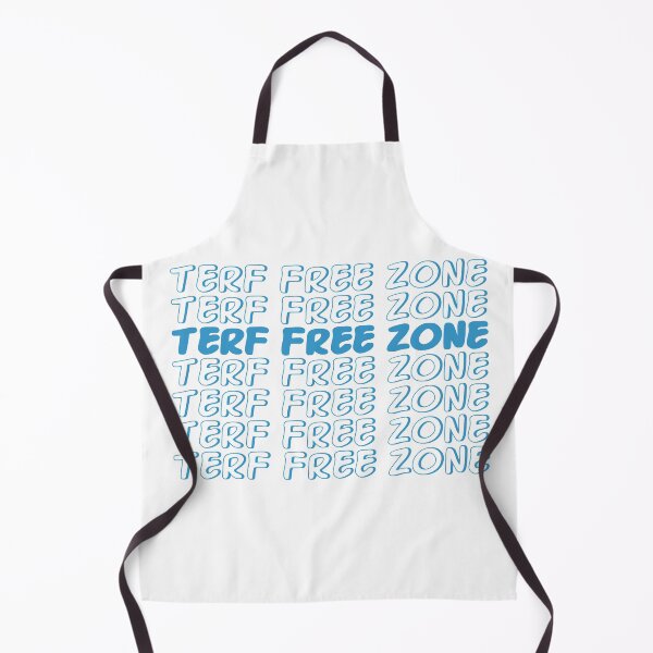 Item preview, TERF Free Zone in blue designed and sold by MikkiMischief.