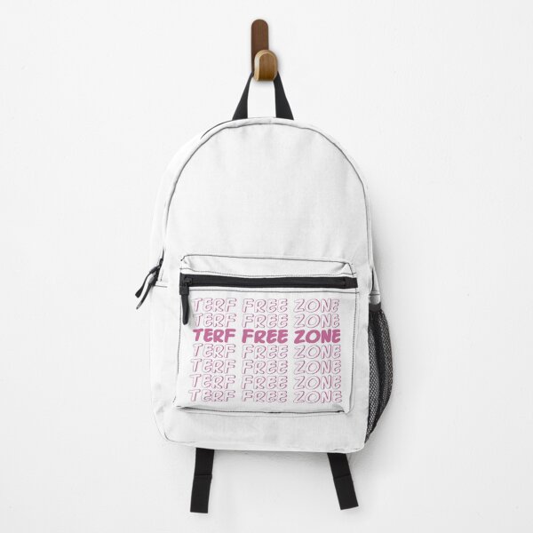 Item preview, TERF Free Zone in pink designed and sold by MikkiMischief.