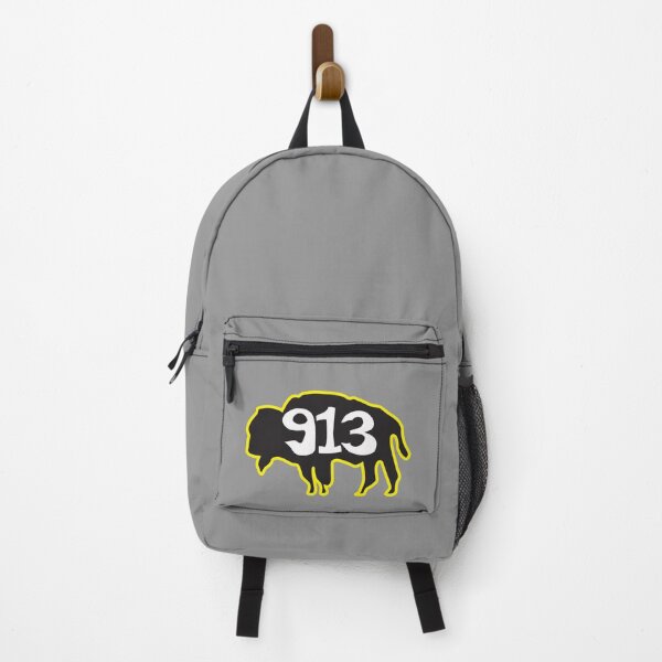 Item preview, Hand Drawn Kansas Buffalo 913 Black Gold designed and sold by itsrturn.