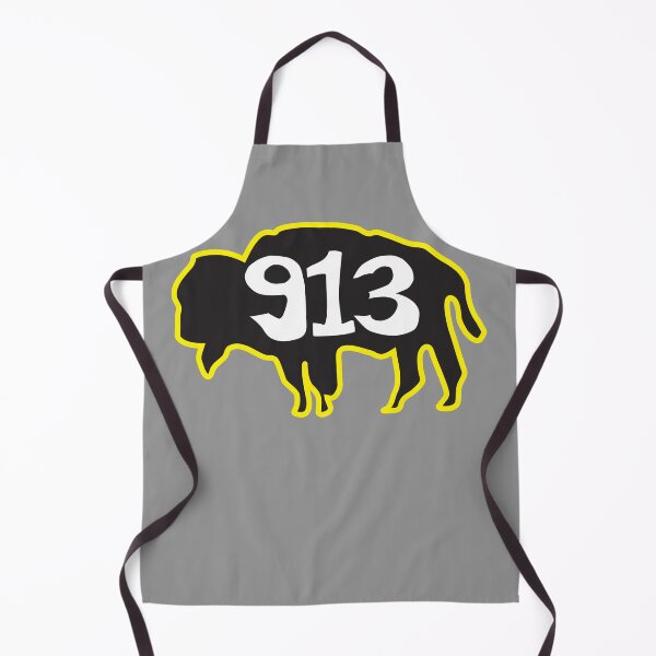Item preview, Hand Drawn Kansas Buffalo 913 Black Gold designed and sold by itsrturn.
