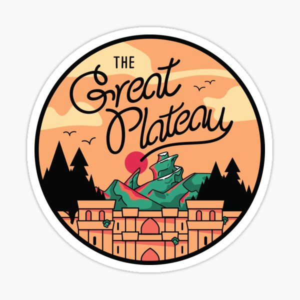 Item preview, Great Plateau - Travel Badge designed and sold by amotiondesign.