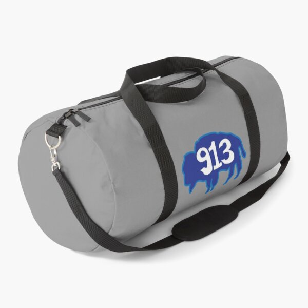 Artikelvorschau, Handgezeichnete Kansas Buffalo 913 Royal Blue entworfen und verkauft von itsrturn.