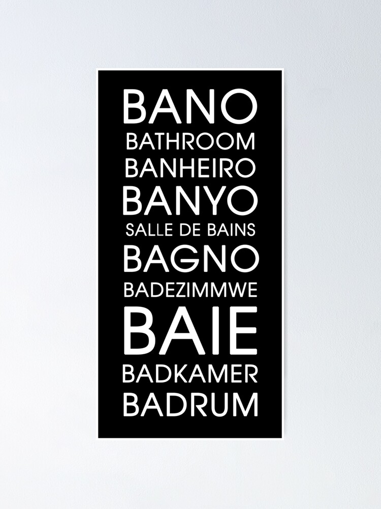 Baño Idiomas