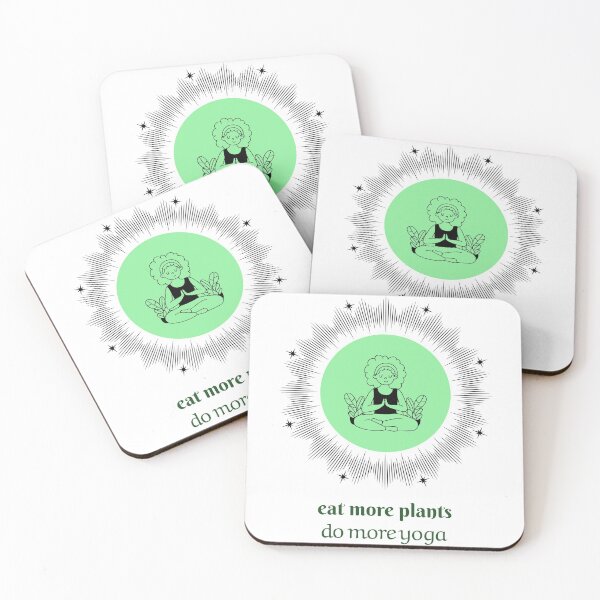 Item preview, eat more plants do more yoga designed and sold by helkav.