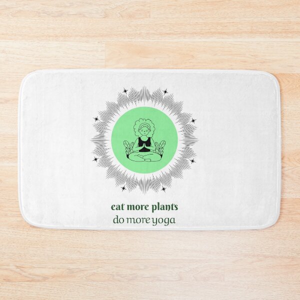 Item preview, eat more plants do more yoga designed and sold by helkav.