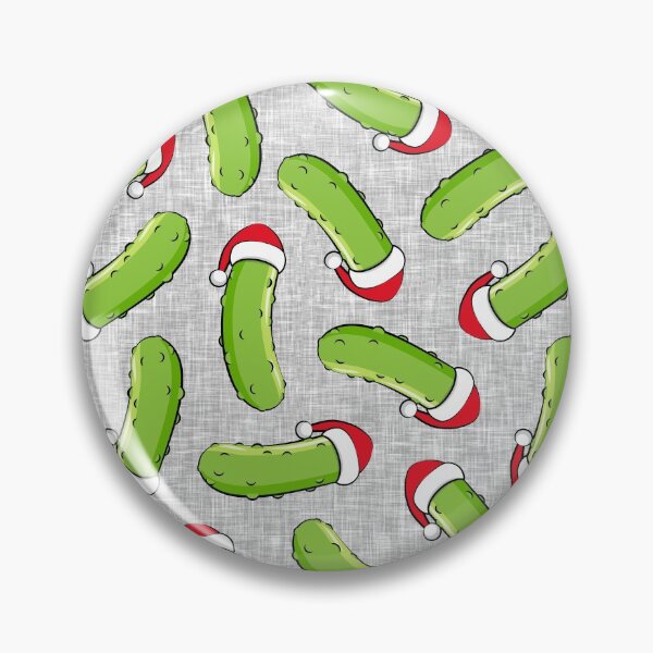 Item preview, Christmas Pickles - grey designed and sold by littlearrow.